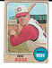 1968 Topps Baseball card #230 PETE ROSE