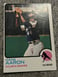 1973 Topps Hank Aaron Baseball Card #100 Braves HOF sharp corners, off center